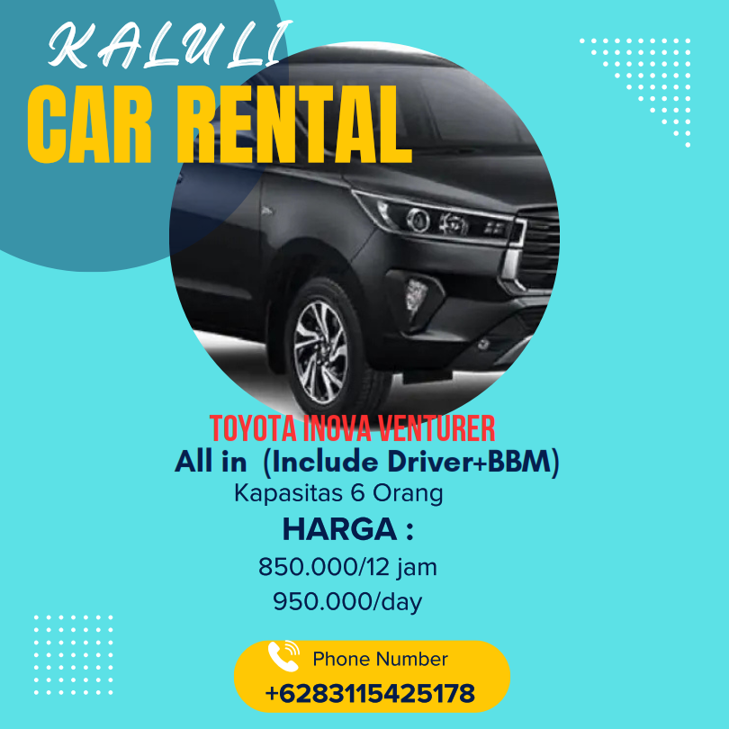 Sewa mobil Toyota venturer untuk wisata Jogja
